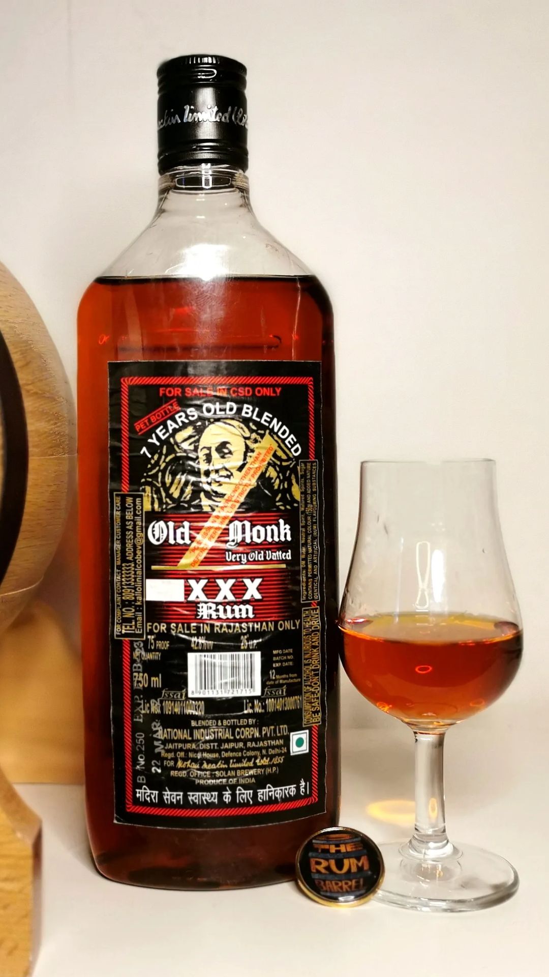 Very Old Vatted Old Monk Rum